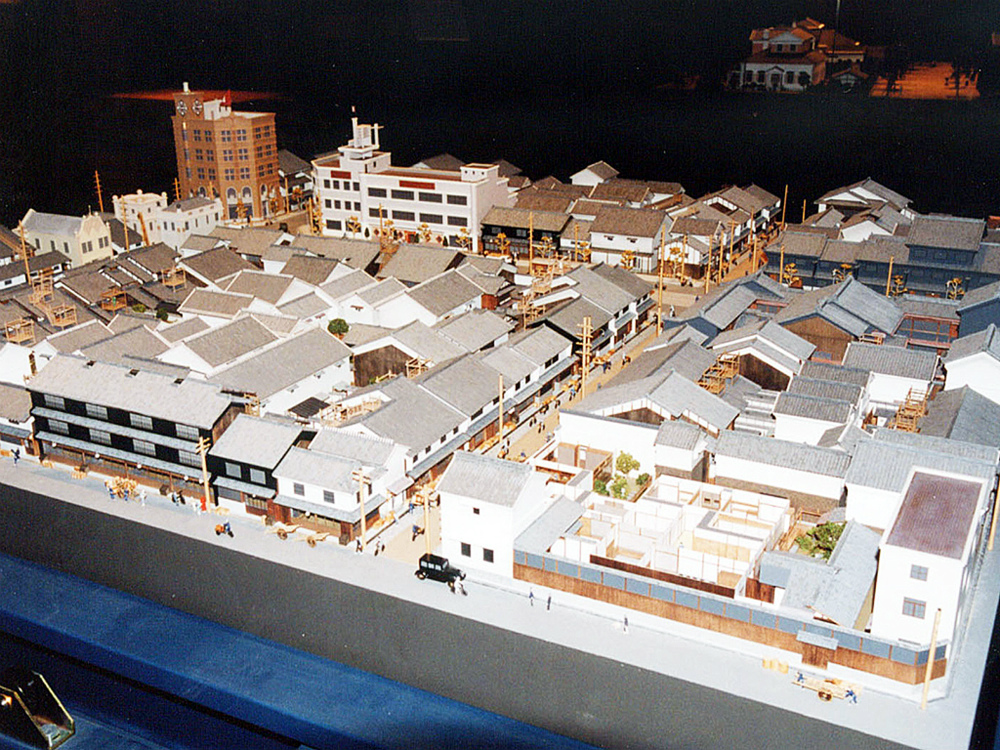 近代町家模型 │ 縮尺：1/100 │ 住まいのミュージアム・大阪暮らしの今昔館